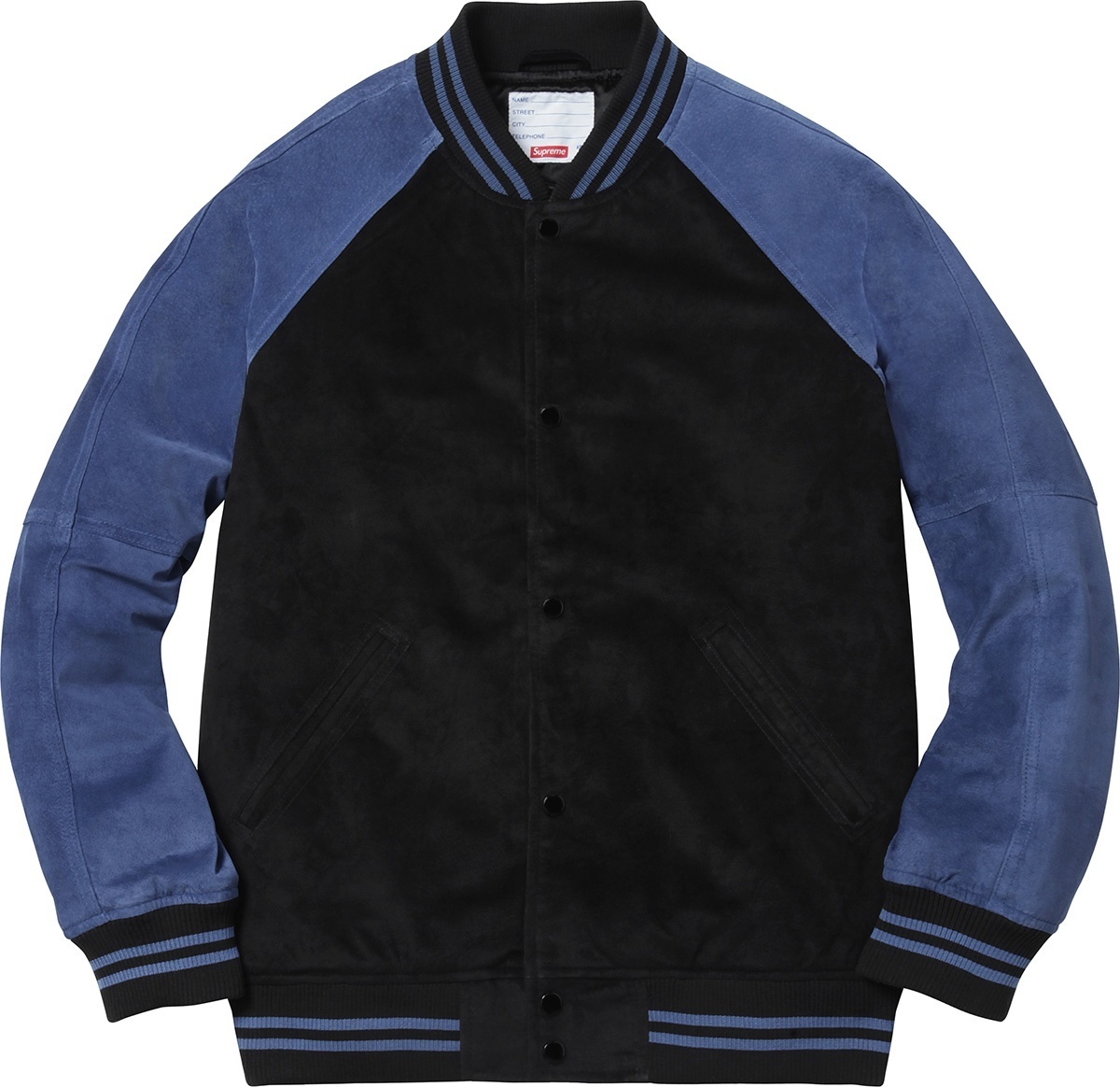 Suede Varsity Jacket view 4